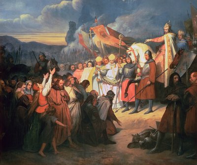 Charlemagne Receiving the submission of Witikind at Paderborn by Ary Scheffer